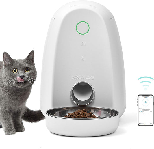Automatic Pet Feeder Wifi 2L (2L Feeder, White)