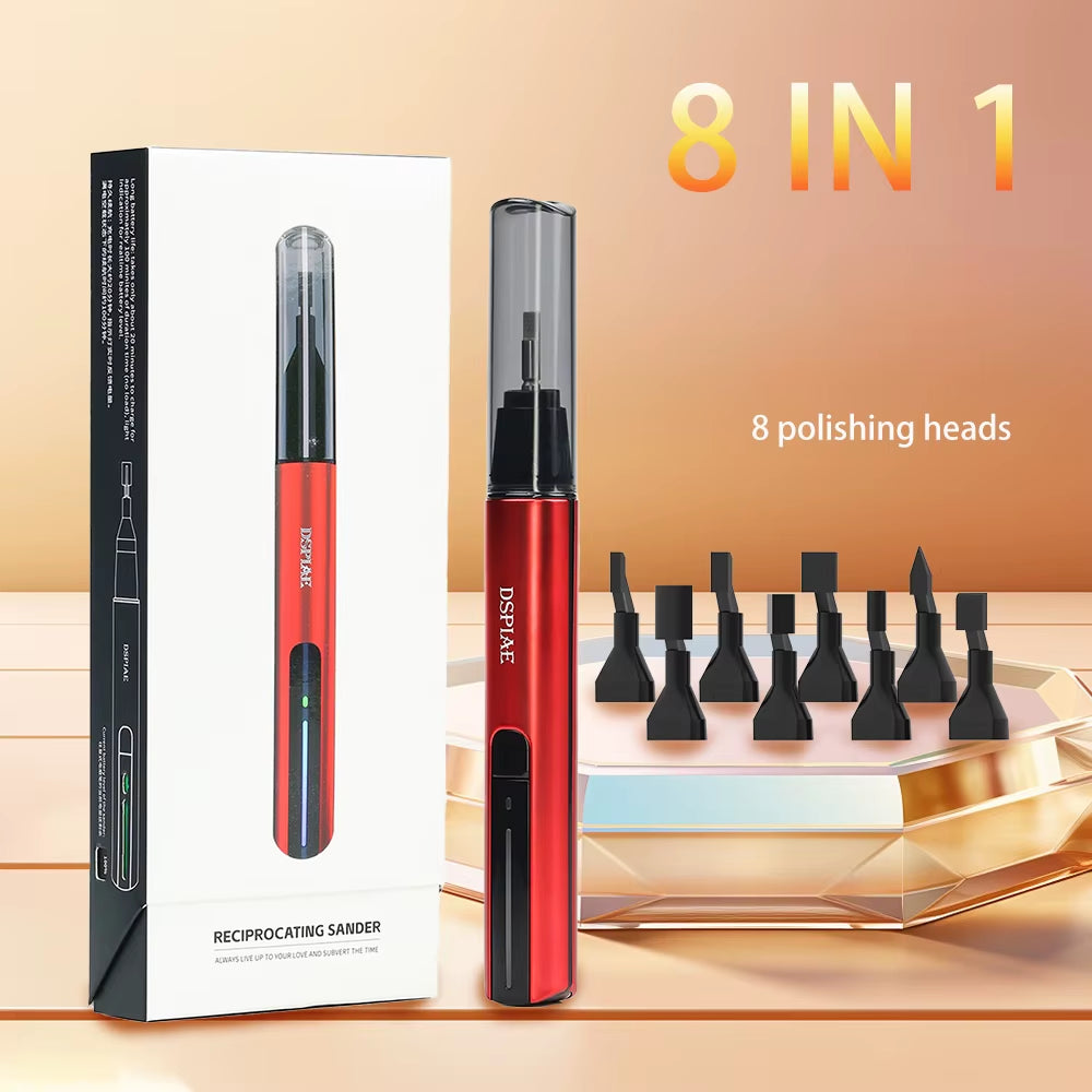 DIY ES-A Reciprocating Sander Electric Grinding Pen Plastic Model Sanding Paper Head for Military Model Craft Tools Hobby