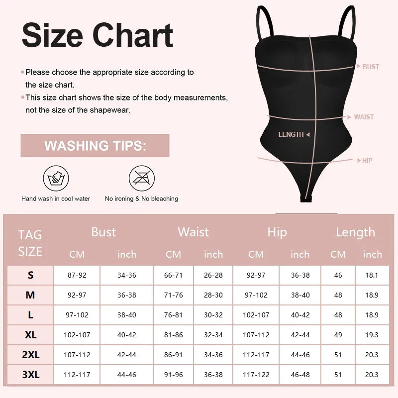 Off Shoulder Bustier Tube Top Strapless Bodysuit Women Thongs Shapewear Tummy Control Body Shaper Waist Trainer Skinny Underwear