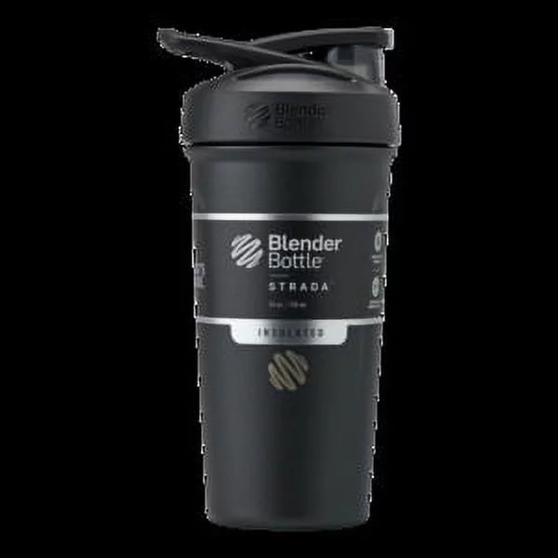 Strada Stainless Steel 24Oz Black