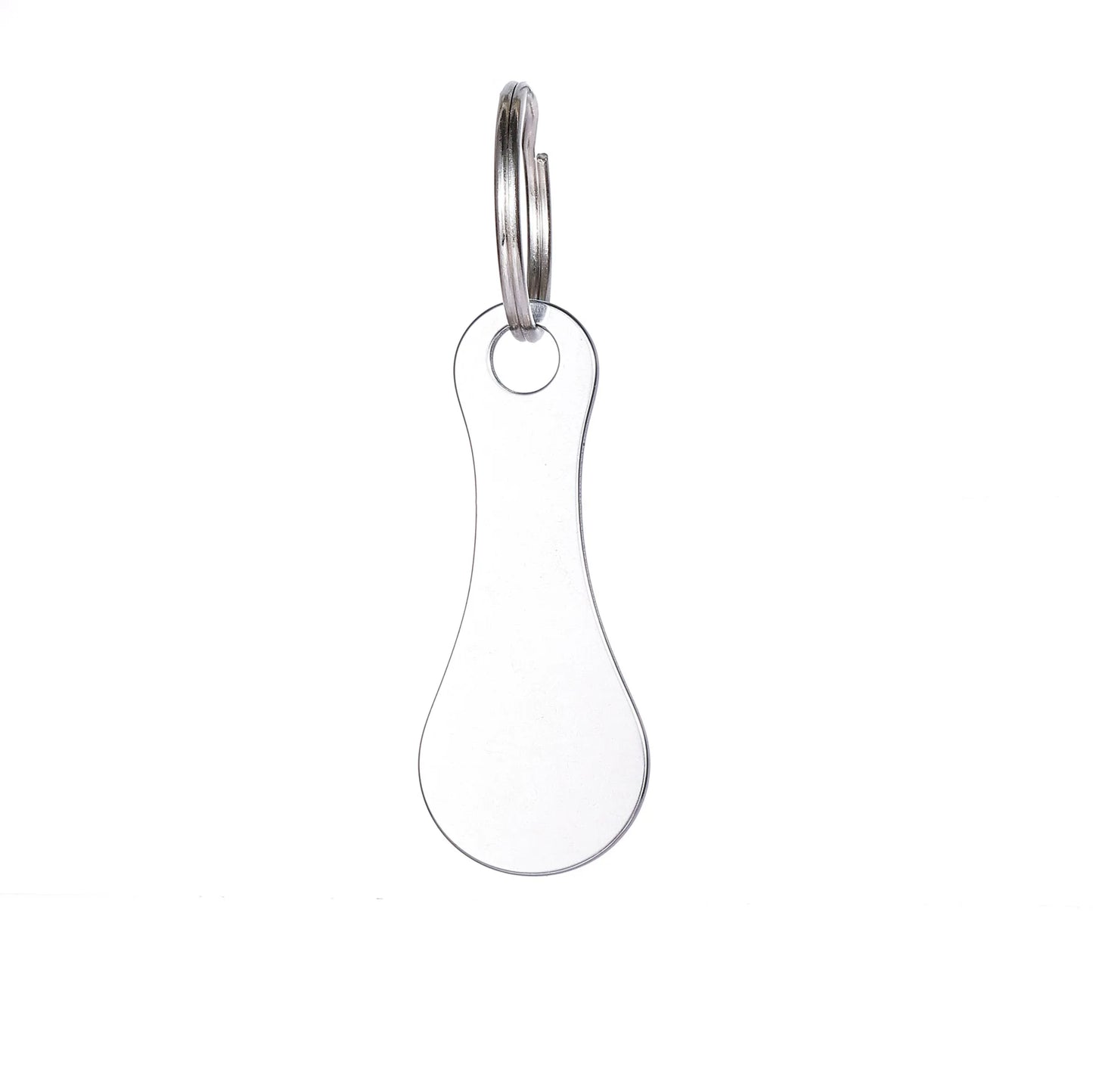 1Pcs Cart Shopping Token Trolley Key Keychain Coin Quarter Grocery Supermarket Holder Keyring Metal Ring Change Unlock Coins