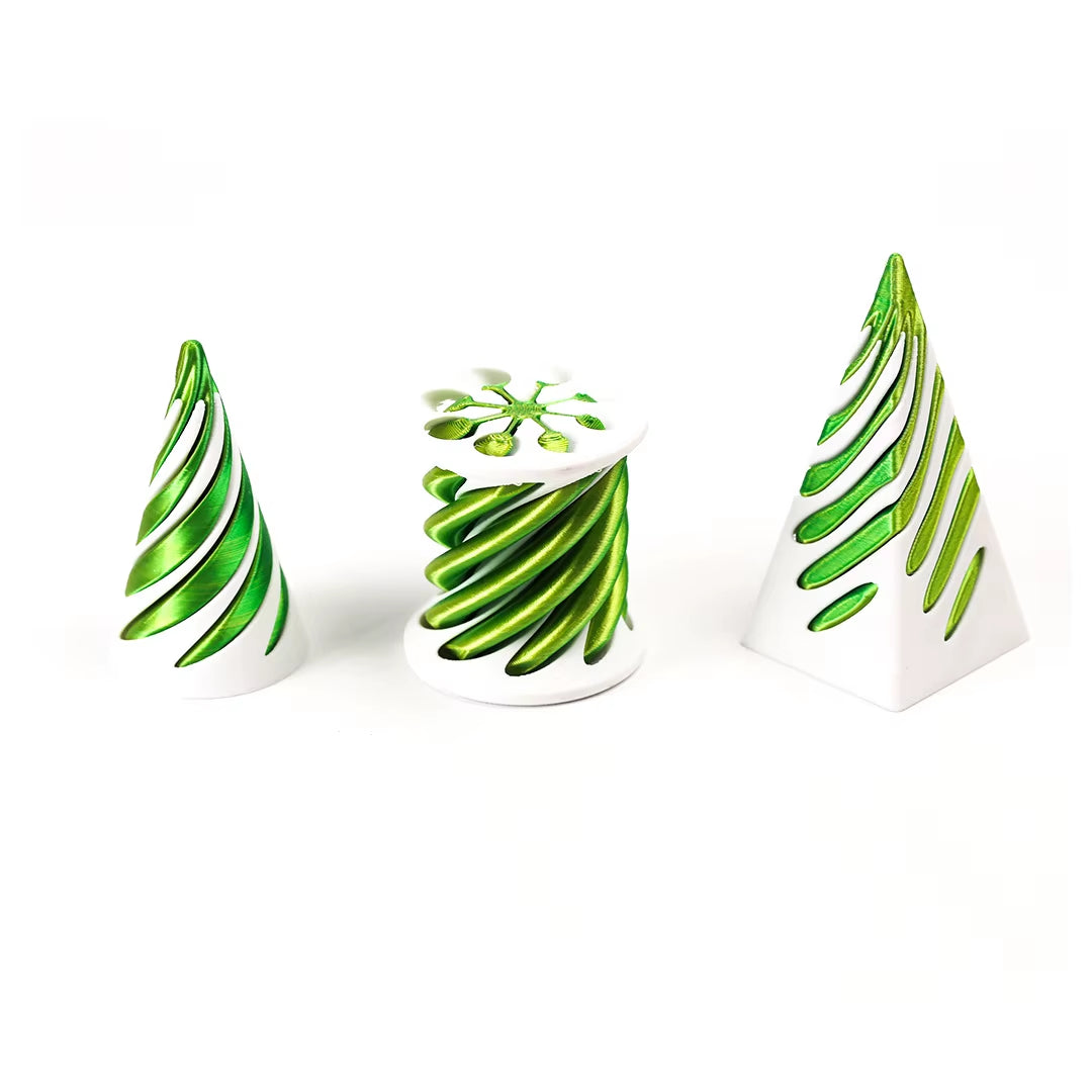 Kids 3D Printed Spiral Cone Fidgeting Toy Impossible Pyramid Passthrough Sculpture Antistress Anxiety Relieving Game Adults Toys