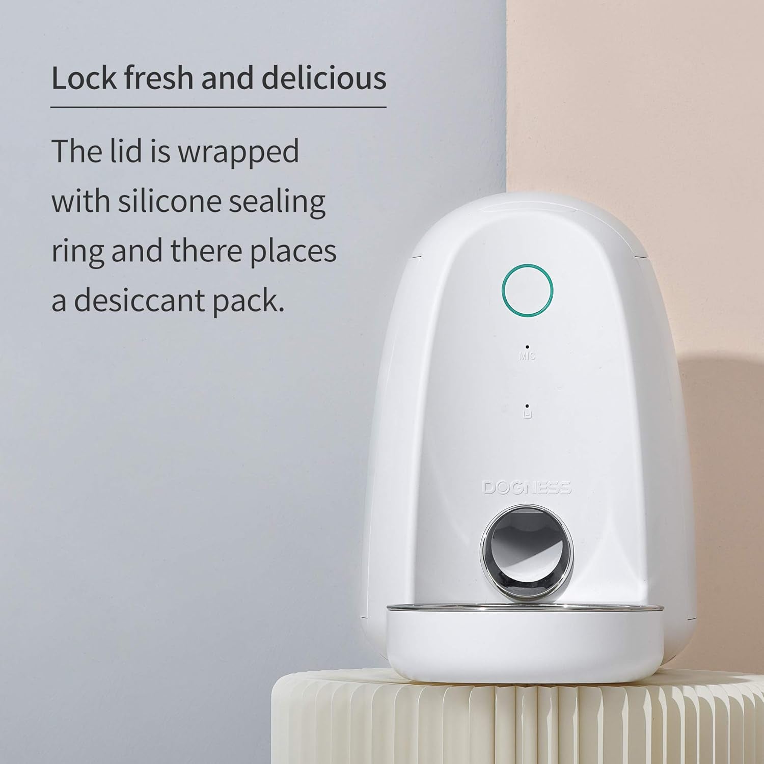 Automatic Pet Feeder Wifi 2L (2L Feeder, White)